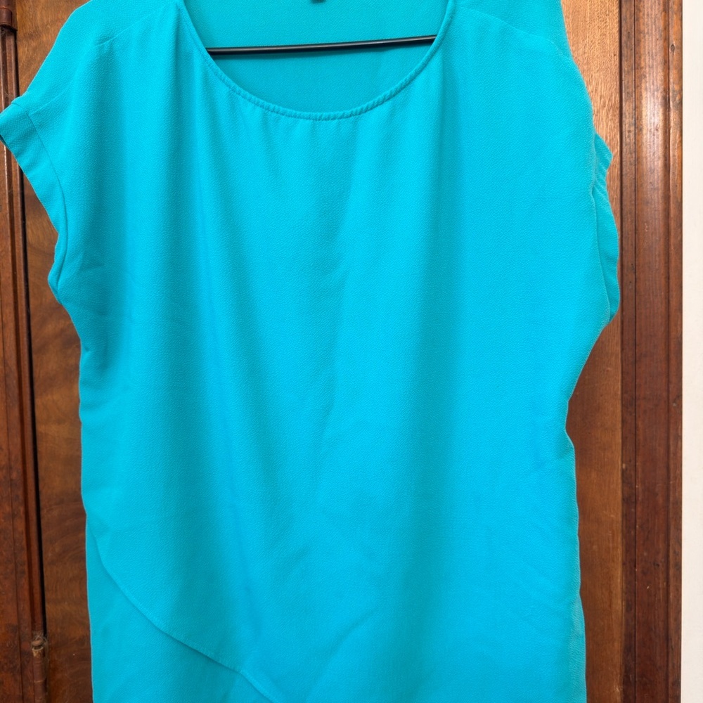 Daniel Rainn Aqua Blouse